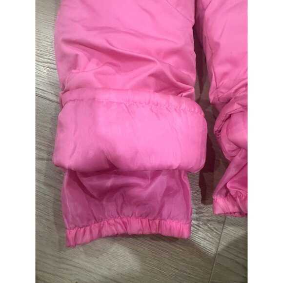 London Fog Pink Girls Snow Bib Overalls S/4 Polyester Material Winter Wear - Picture 6 of 8